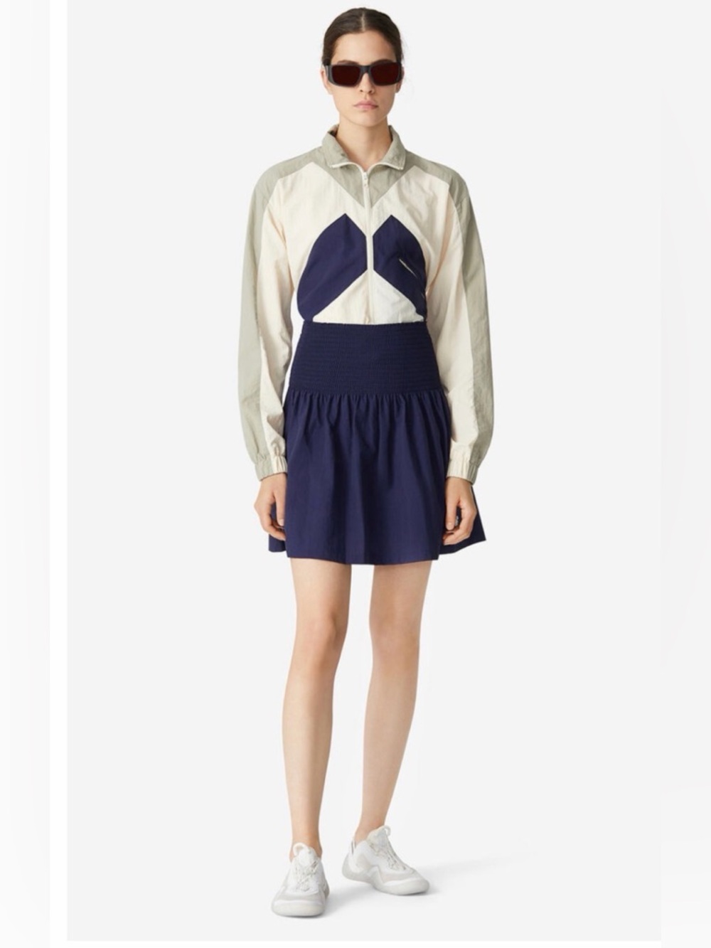 KENZO Women's Short Flared Skirt • Midnight • 36 (XS)